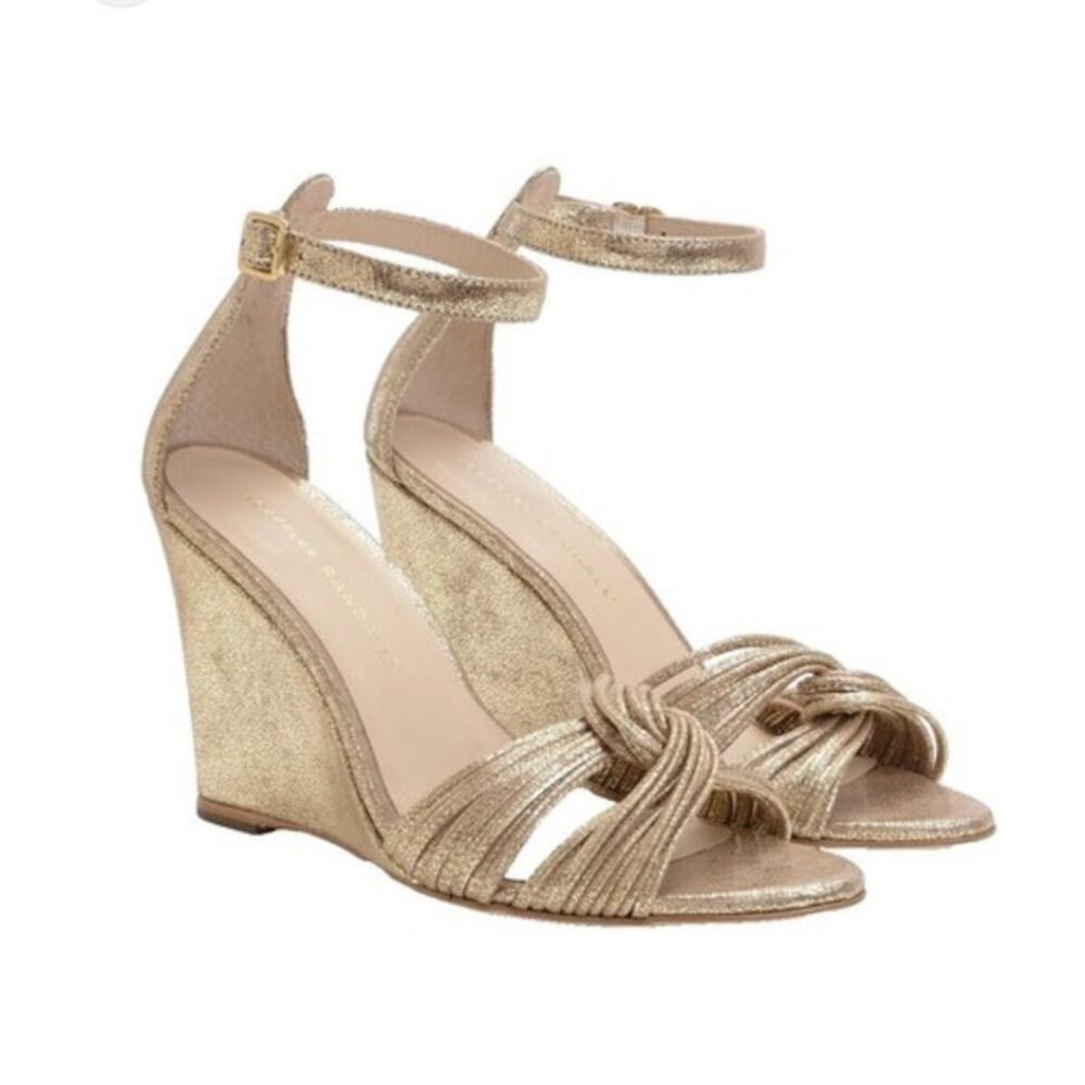 Loeffler Randall Metallic Wedge Size 8.5